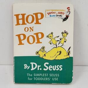 Board Book - Kids Book - Hop on Pop